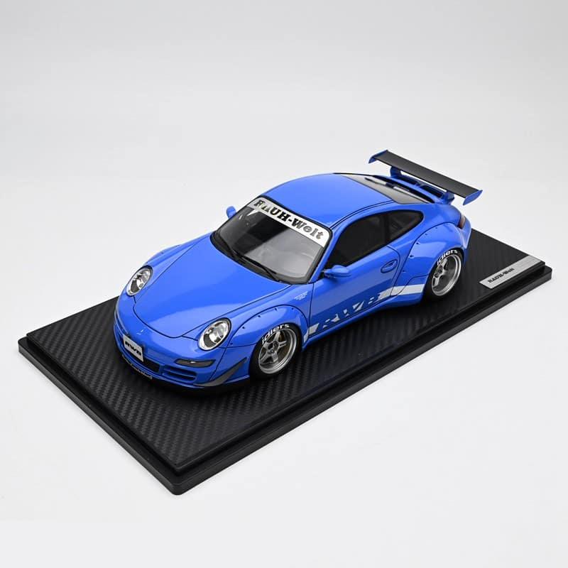 Ignition Mode 1:18 Porsche RWB 997 Widebody Blue Limited Resin Custom Model