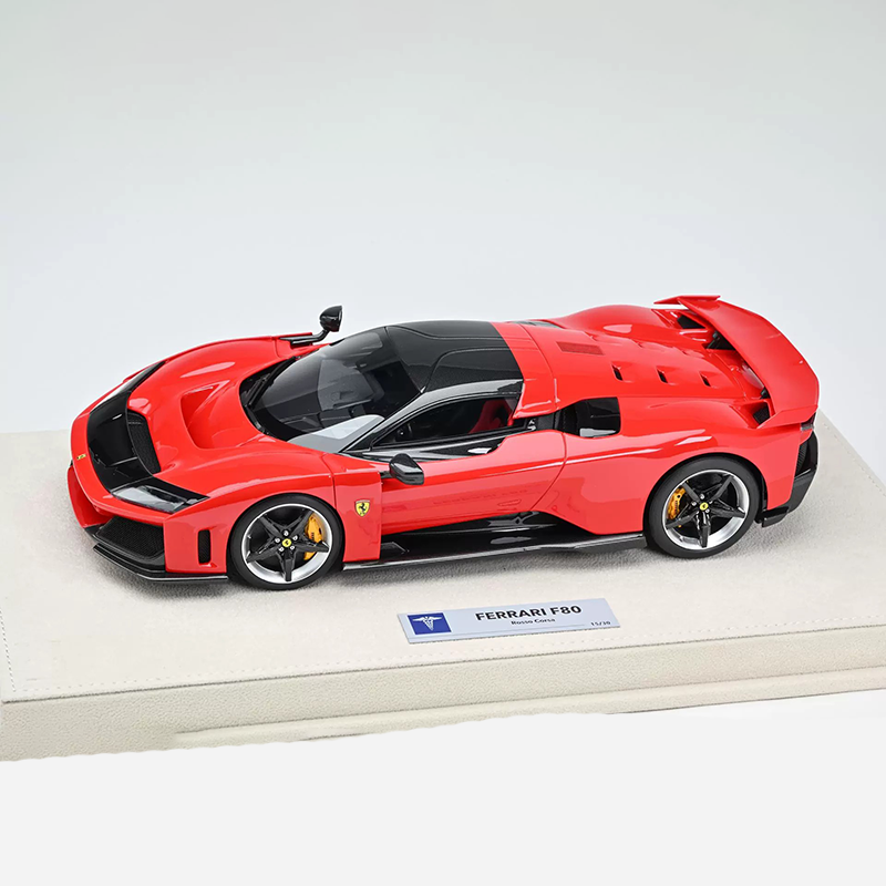 HC 1:18 Ferrari F80 Limited Edition Resin Model – V6 Hybrid Hypercar Collector Car