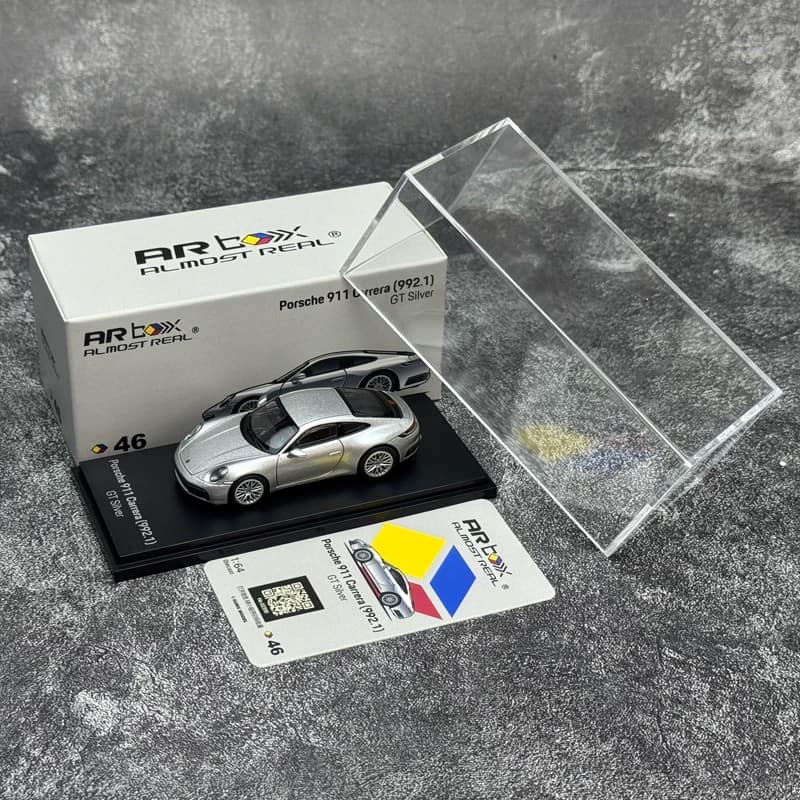 AR Box 1:64 Porsche 911 Carrera (992.1) Diecast Model