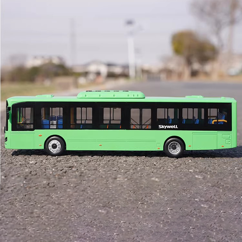 Original 1:42 Nanjing Golden Dragon Kaiwo NJL6126EV Electric City Bus Diecast Model