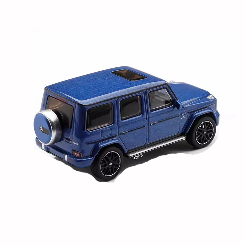 Mini GT 1:64 Mercedes-AMG G63 Diecast Model – Metallic Dark Blue #1210