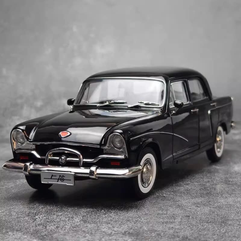 Original Factory 1:18 Shanghai SH760 Classic Vintage Sedan Diecast Model