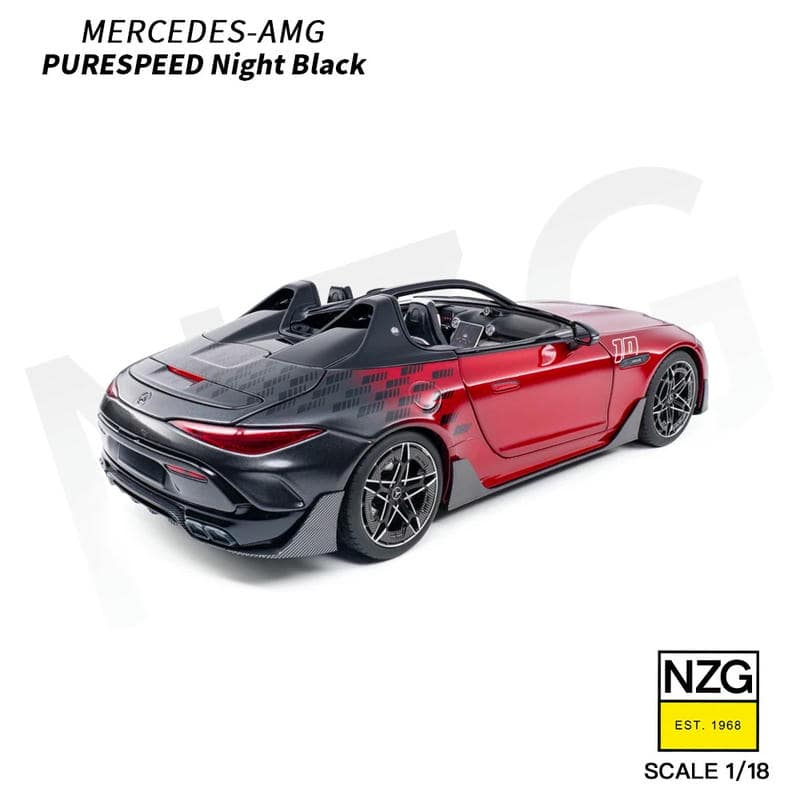 NZG 1:18 Mercedes-AMG PureSpeed Night Black Diecast Model