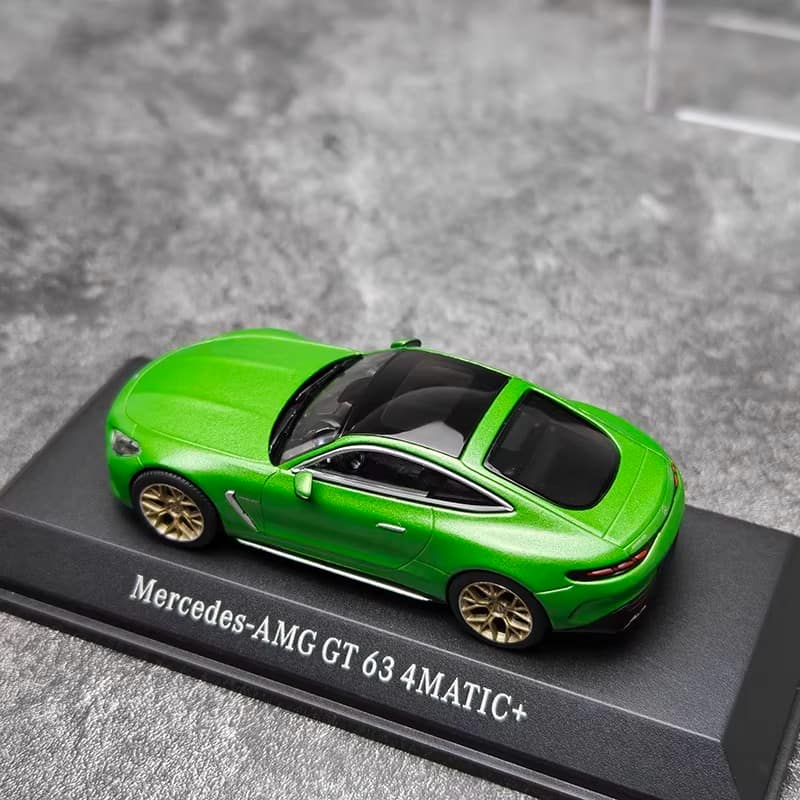 新品 1/43 iscale メルセデス AMG GT63 4マティック イエロ iScale 1:43 Mercedes-AMG GT63 4MATIC 2021 Diecast Model – YX car model