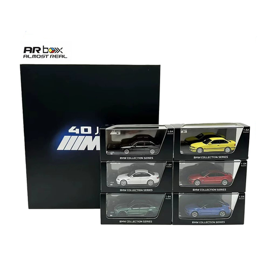 AR Box 1:64 BMW M3 40th Anniversary Edition Diecast Model Set