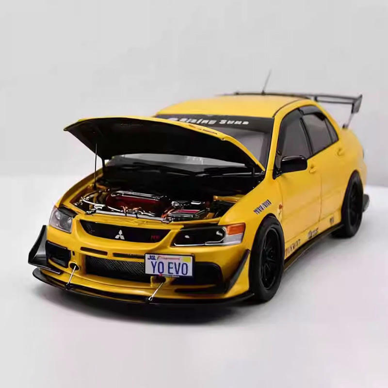 Super A 1:18 Mitsubishi Lancer Evolution IX MR FQ-360 DieCast Model – Yellow
