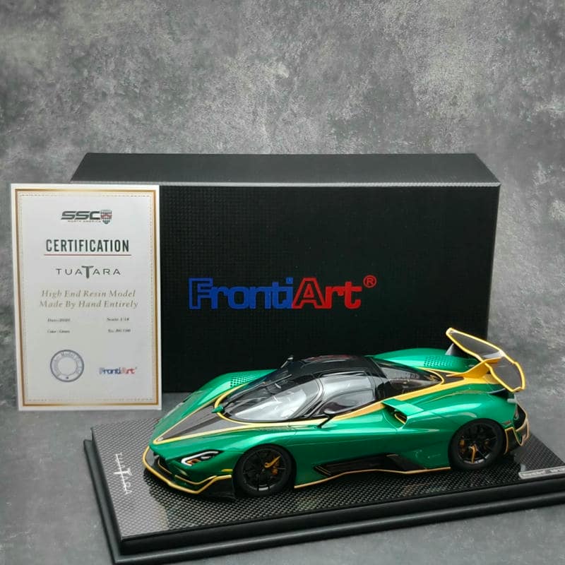 Frontiart FA 1:18 SSC Tuatara Striker “Big Lizard” Resin Model Car – Sealed Collector
