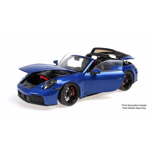 MINICHAMPS 1:18 Porsche 911 (992.2) Targa 4 GTS 2025 Diecast Model Car