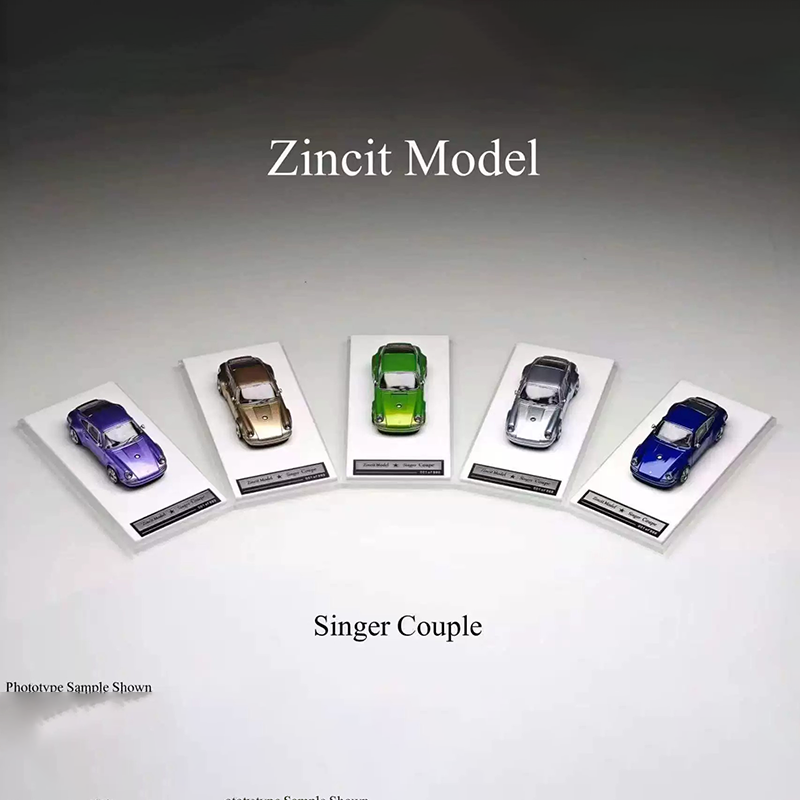 ZM Zincit Model 1:64 Porsche 911 Singer Coupe Diecast Model Car