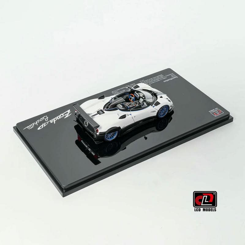 LCD Models 1:43 Pagani Zonda HP White Diecast Model Car