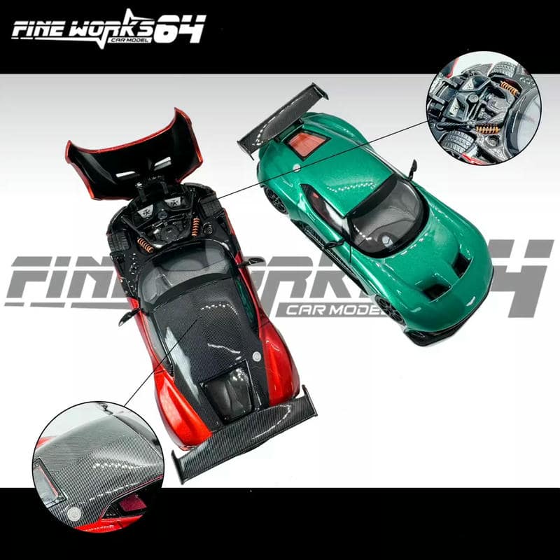 Fineworks64 Aston Martin Vulcan DB11 1:64 Diecast Model Car