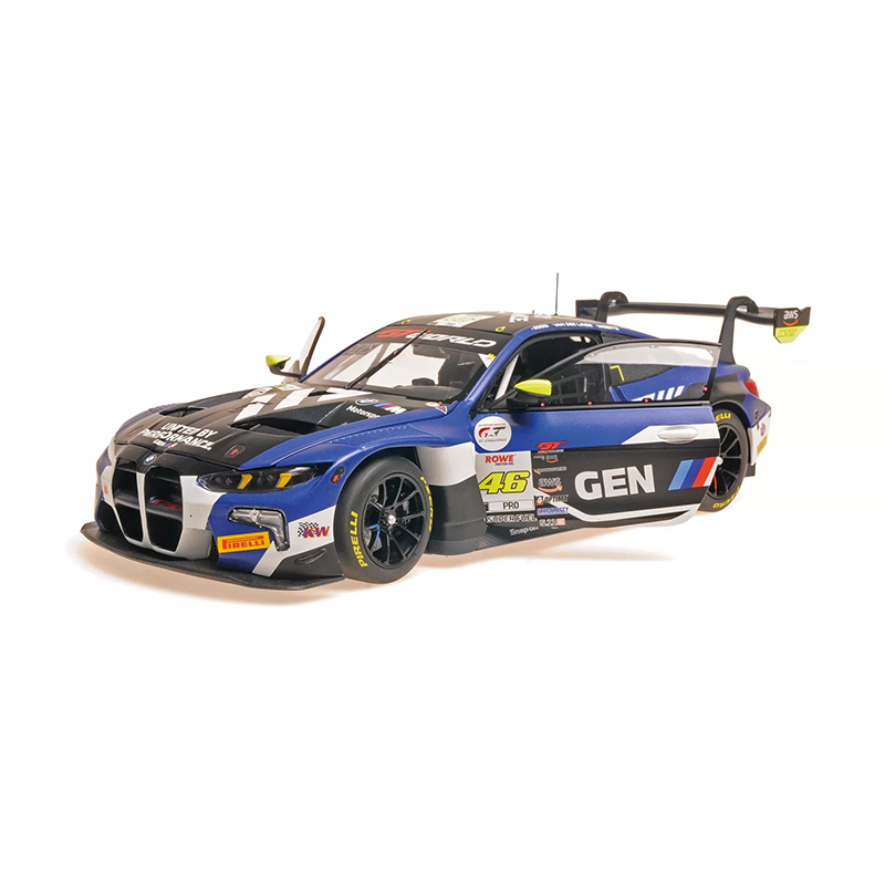 minichamps 1:18 BMW M4 GT3 EVO 2025 Misano GTWC Spa Racing Model