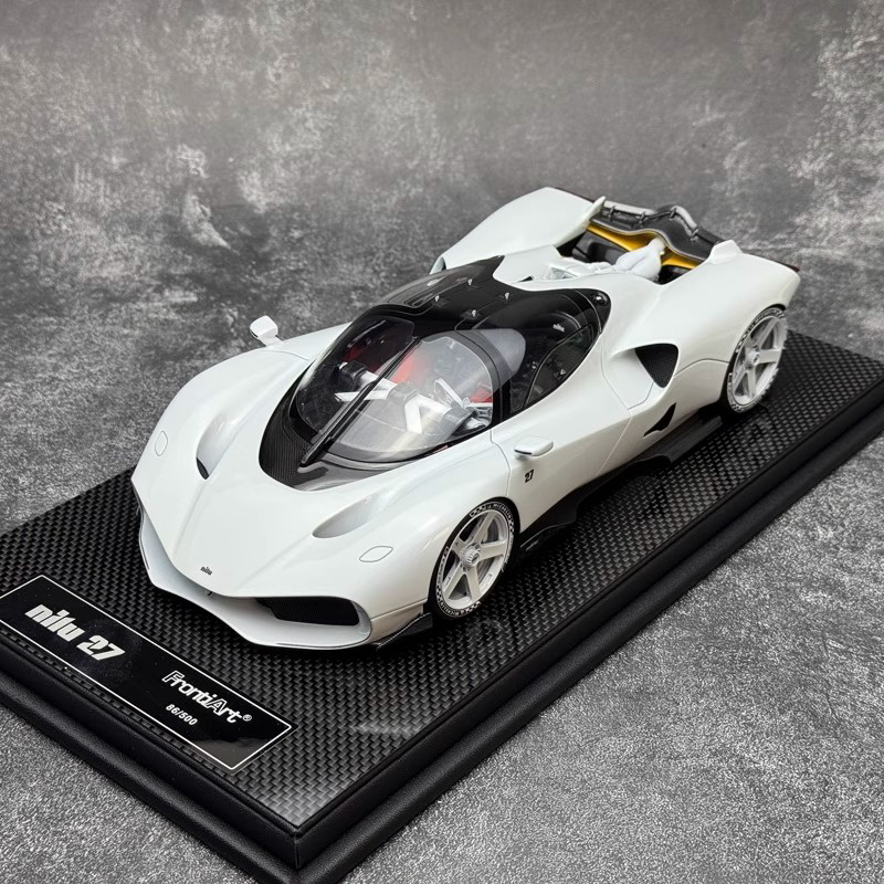 Frontiart FA Nilu27 White 1:18 Limited Resin Model Car