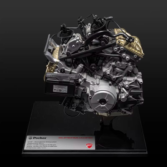 Pocher 1:4 Ducati Panigale V2 Superquadro Engine Model Kit
