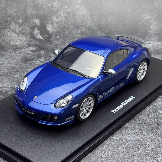 Porsche 911 Cayman R – 1:18 Resin Model by GT Spirit (Blue GT901）
