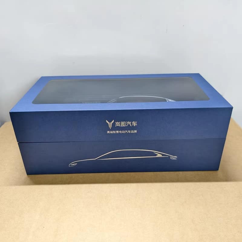 Original 1:18 Dongfeng Voyah Zhuiguang EV Sedan Alloy Diecast Model