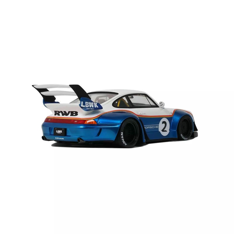 1:18 GT Spirit Porsche 911 (993) RWB X Liberty Walk – GT530 Blue White Resin Collection Pre-sale