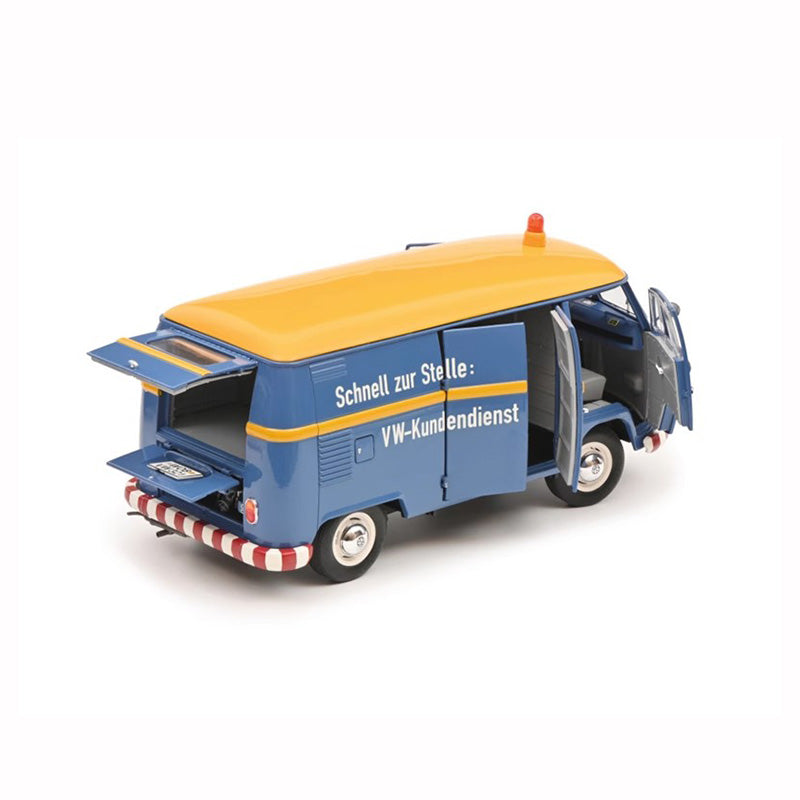 Schuco 1:18 Volkswagen VW T1 Kasten #SERVICE Bus Alloy Model Car