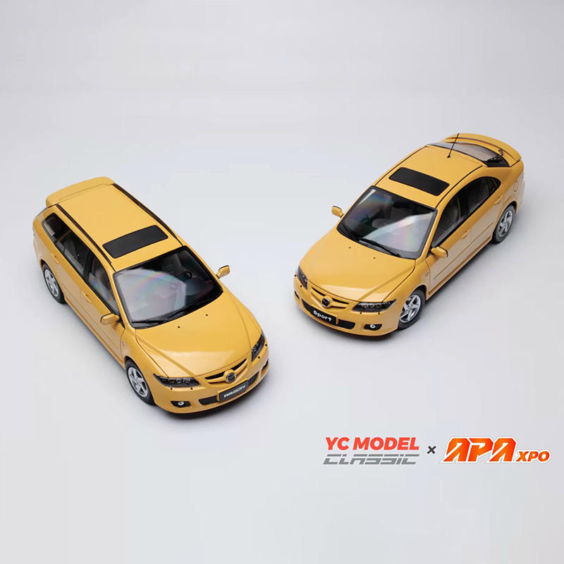 YC Model Mazda6 Coupe & Mazda6 Wagon 1:18 Alloy Model Car Set