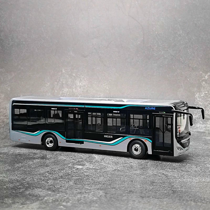 1:42 Higer Azure Bus Alloy Diecast Model with Lights