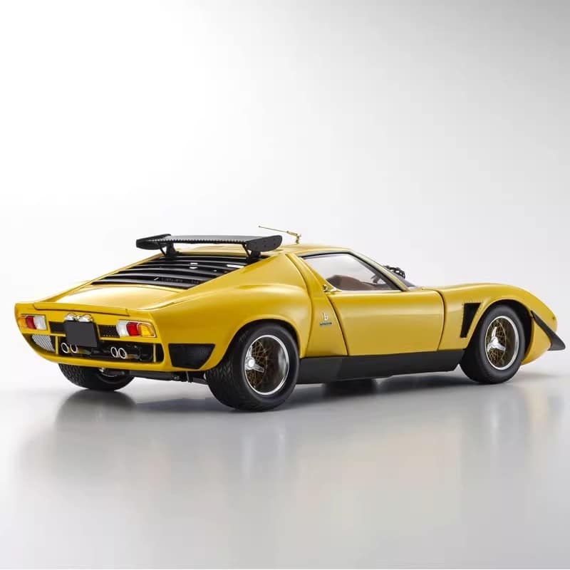 絶版★京商1/18LAMBORGHINI MIURA SVR黒金08319BKG Kyosho 1:18 Lamborghini Miura SVR GINAL Diecast Model Car – YX car