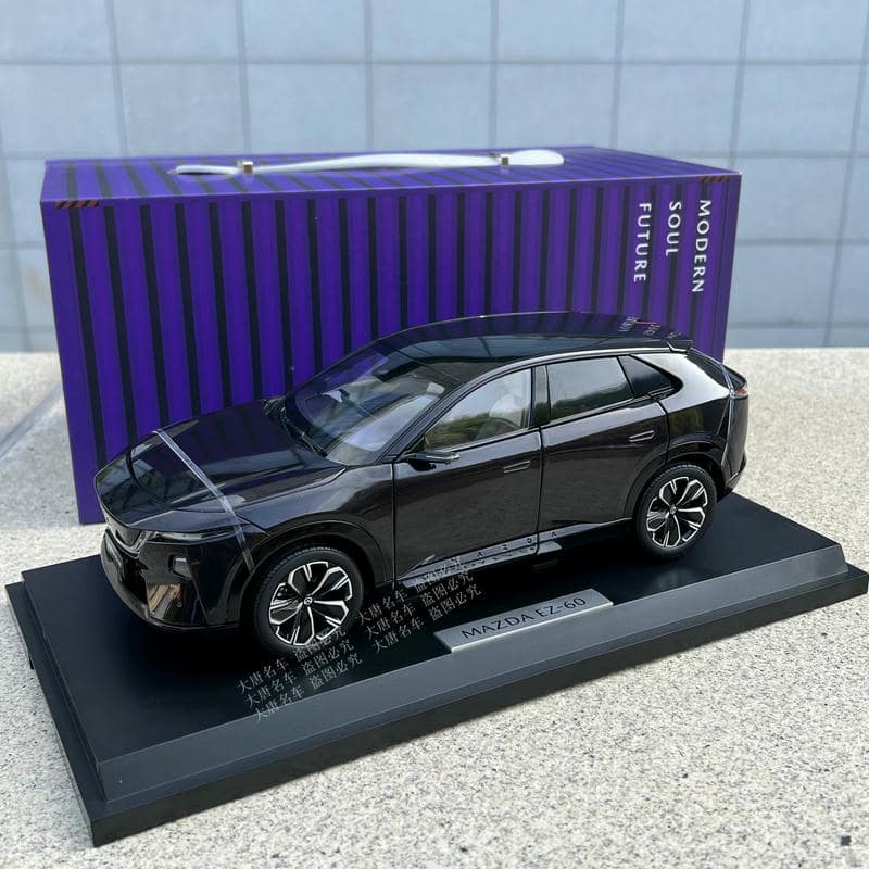 Official 1:18 Mazda EZ-60 Diecast Model Car – Electric SUV New Energy Vehicle Collector
