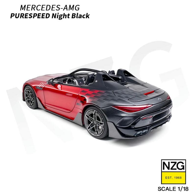 NZG 1:18 Mercedes-AMG PureSpeed Night Black Diecast Model
