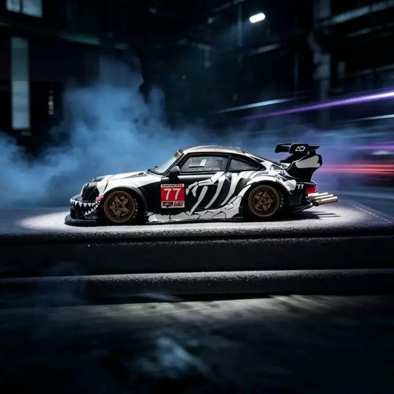 Mechspeed 1:64 Porsche 911 (930) RWB GT Resin Model – Skeleton Dragon Edition