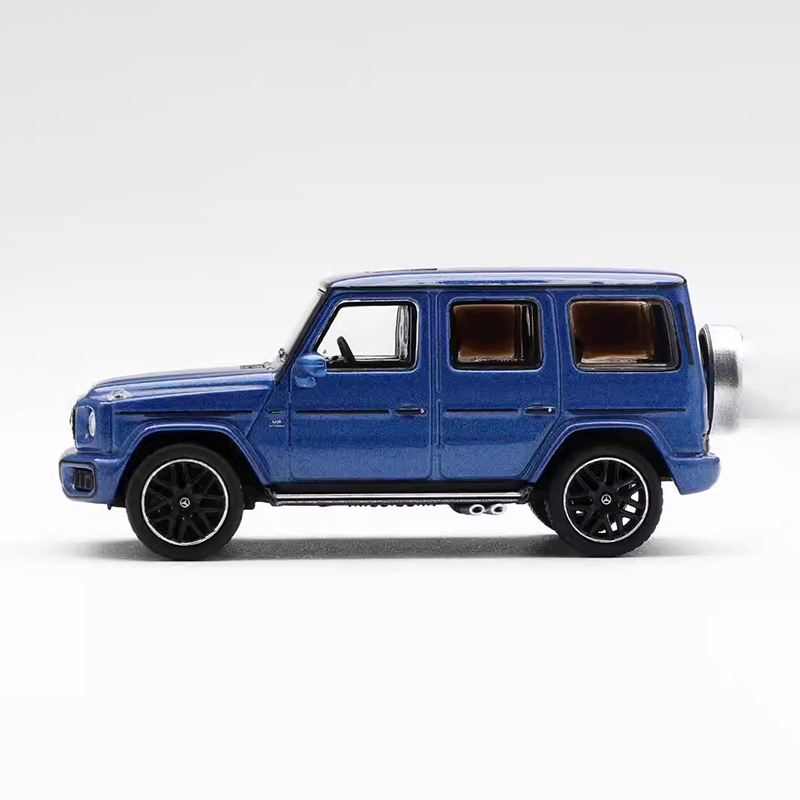 Mini GT 1:64 Mercedes-AMG G63 Diecast Model – Metallic Dark Blue #1210