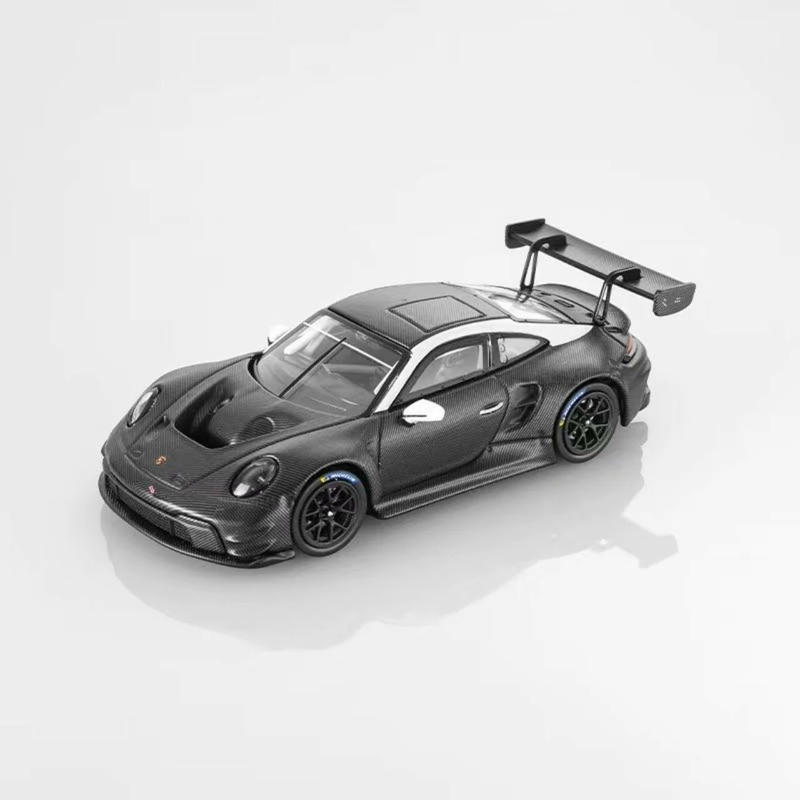 HappyCar Porsche 911 GT3 R 1:64 Diecast Model Car – Black Carbon
