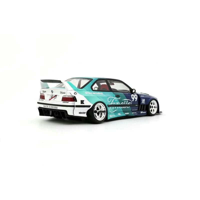 OTTO Mobile 1:18 BMW E36 MY KYZA Blue 2024 Resin Model-OT1226
