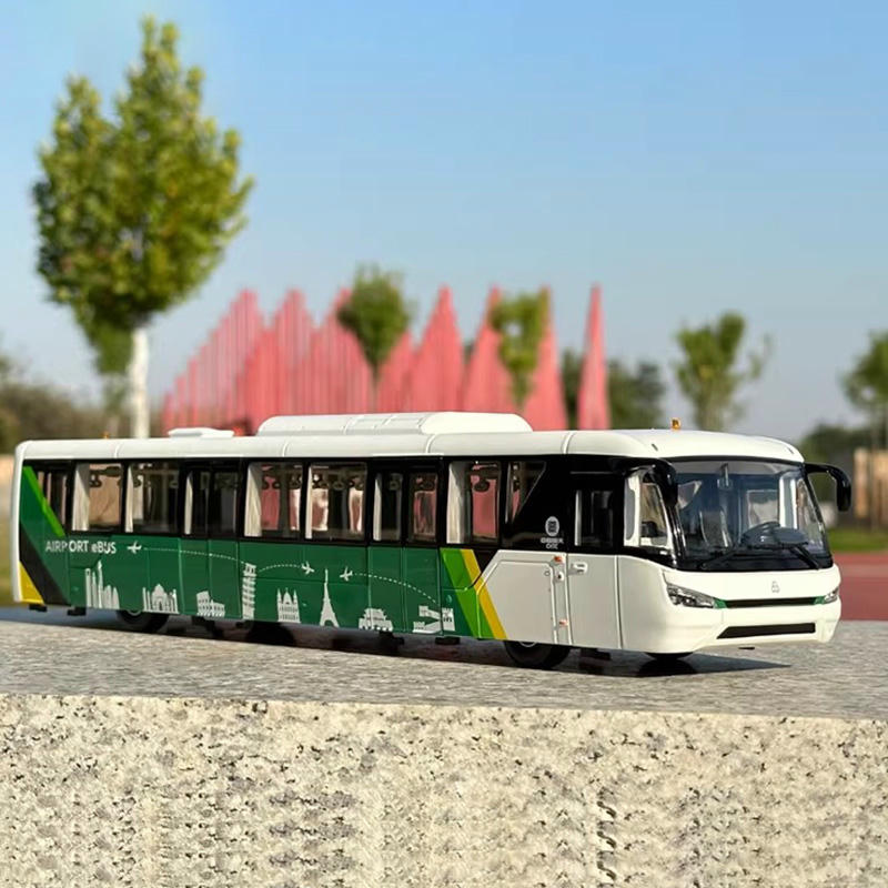 Original 1:42 Airport Shuttle Bus Alloy Model