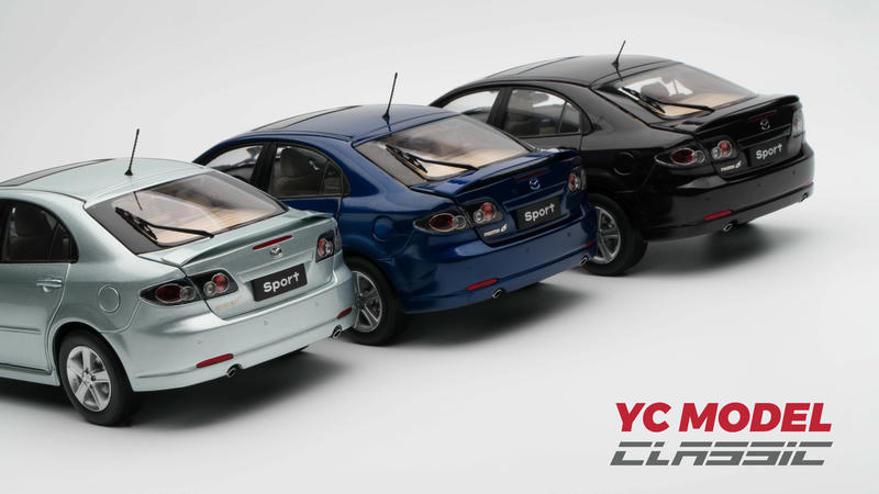 YC Model Mazda6 Coupe 1:18 Diecast Model Car