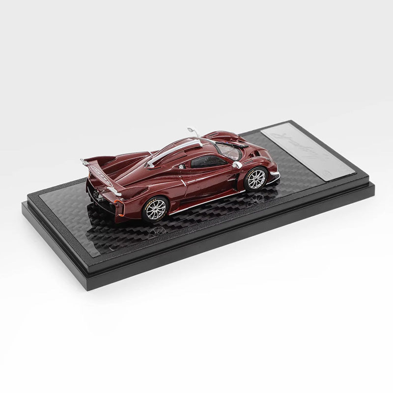 LCD 1:64 Pagani Huayra R Diecast Model Car– Red Carbon – YX car model