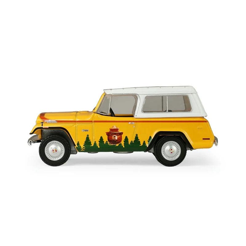 GreenLight 1:64 Smokey Bear Jeepster Commando Diecast Model