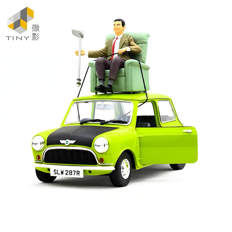 Tiny 1:18 BMW MINI Cooper Mr. Bean Diecast Model