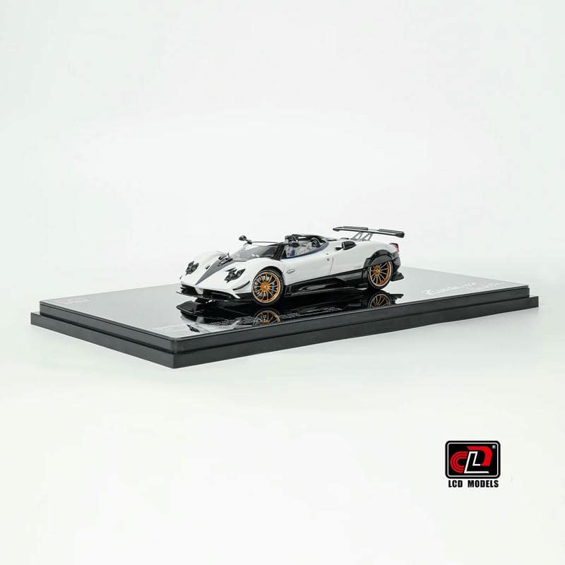 LCD Models 1:43 Pagani Zonda HP White Diecast Model Car