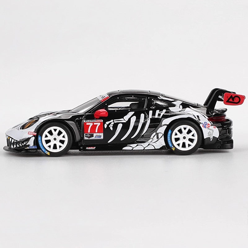 MINI GT 1:64 Porsche 911 GT3 R #77 “Halloween” Livery – YX car model