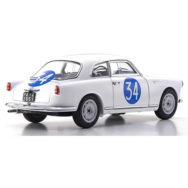 Alfa Romeo Giulia SV 1:18 Diecast Model by Kyosho (Classic Italian Coupe – Full Function Display)