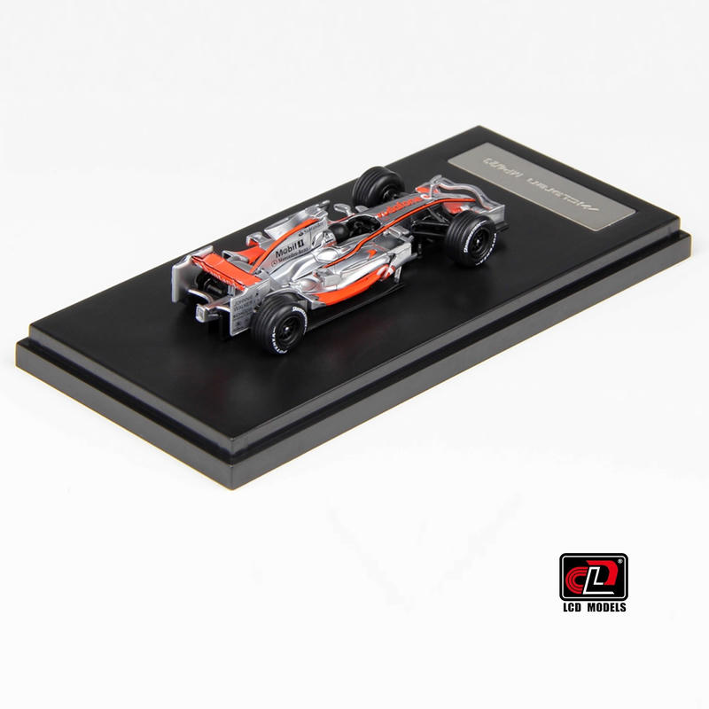 LCD 1:64 McLaren MP4-23 Diecast Car – Silver – YX car model