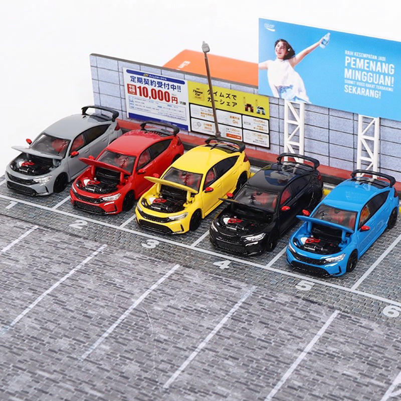 MotorHelix 1:64 Honda Civic Type R FL5 Christmas Edition