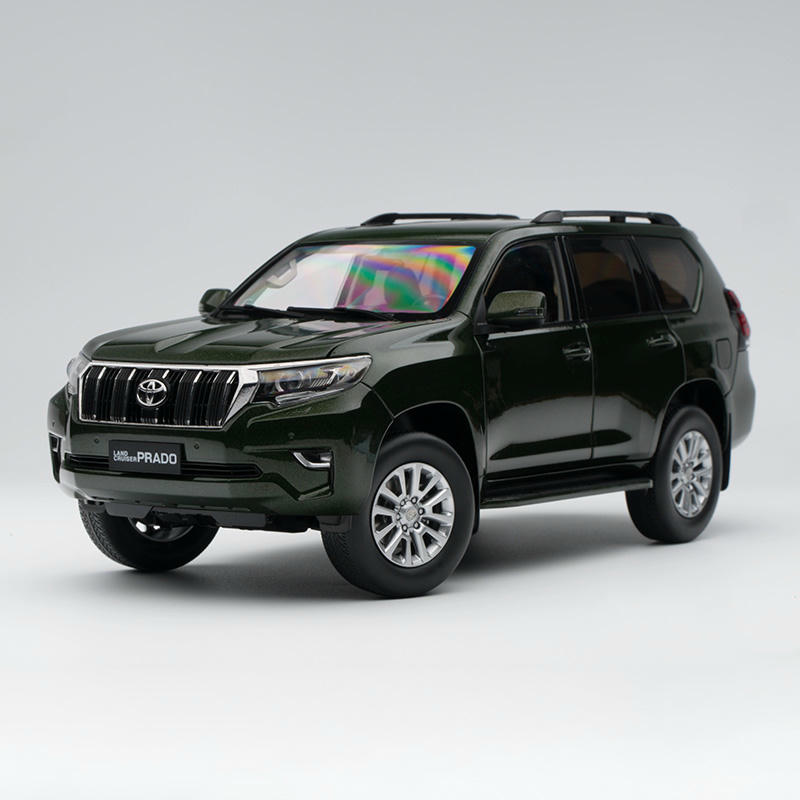 YC Model Toyota Land Cruiser Prado LC150 2018 1:18 Diecast Model Car