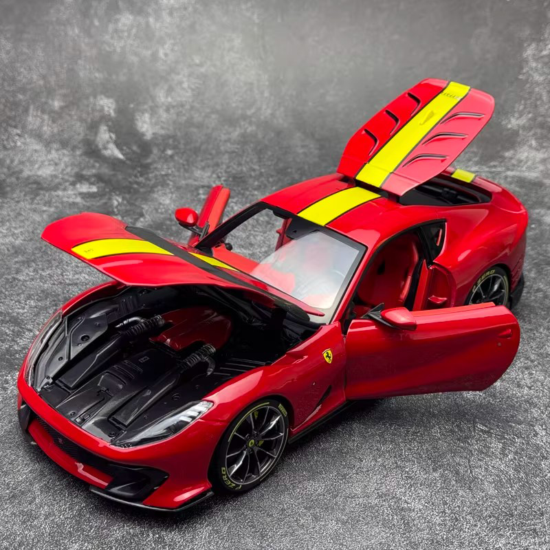 Bburago 1:18 Ferrari 812 Competizione Diecast Alloy Model Car