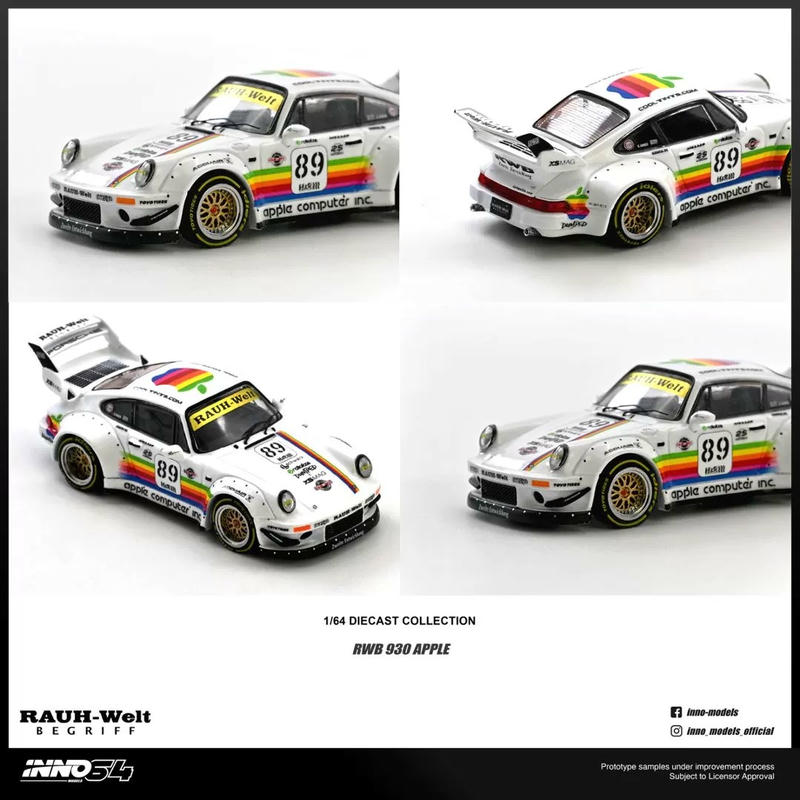 INNO64 1:64 Porsche RWB 930 #89 “Apple”