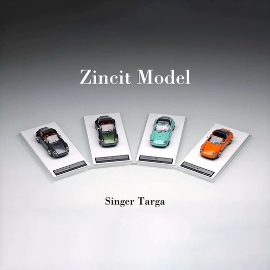 Zincit Model 1:64 Porsche Singer 911 964 Targa Restomod Diecast Model