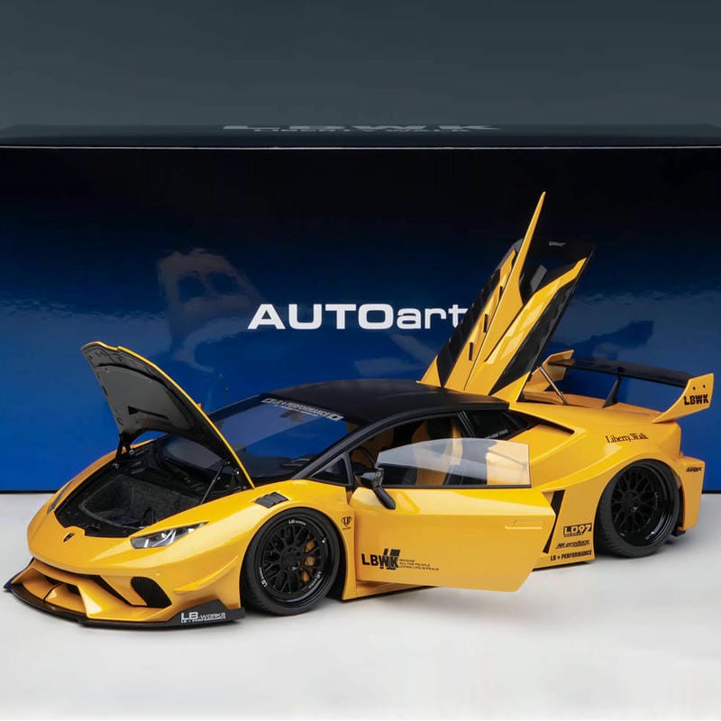 Autoart 1/18 For Lamborghini LIBERTY WALK LB HURACAN GT Diecast model cars