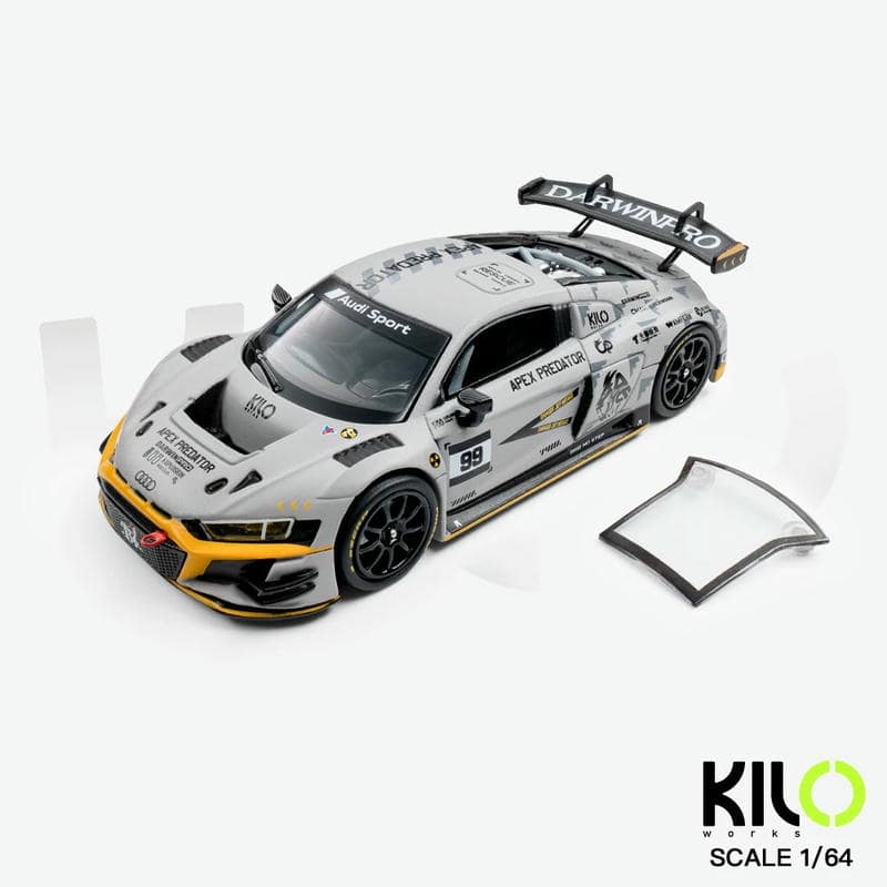 Kilo 1:64 Audi R8 LMS DarwinPRO Widebody Diecast Model