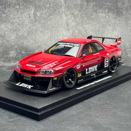 GT Spirit 1:18 Nissan Skyline GT-R R34 Super Silhouette LBWK Resin Model