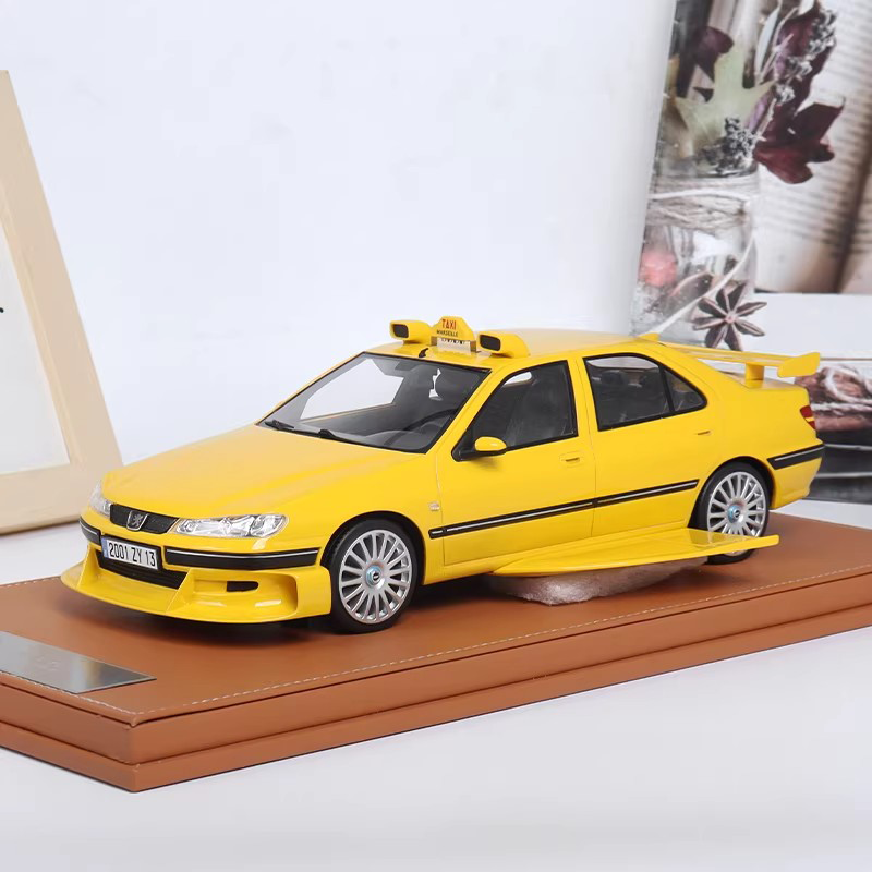 VEHICLE Art Peugeot 406 Taxi 1:18 Resin Model Car