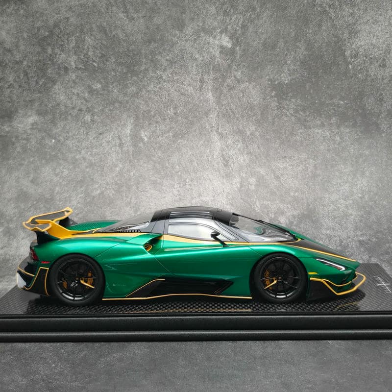 Frontiart FA 1:18 SSC Tuatara Striker “Big Lizard” Resin Model Car – Sealed Collector